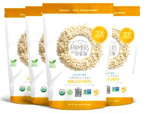 1/3 cup (35 g) Sprouted Rolled Oats