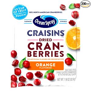 1/3 cup (40 g) Craisins Orange Flavor