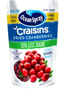 1/3 cup (40 g) Dried Cranberries 50% Less Sugar