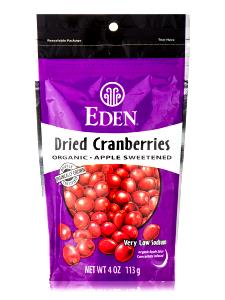 1/3 cup (40 g) Dried Cranberries Apple Sweetened