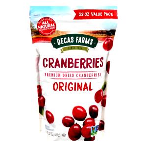 1/3 cup (40 g) Premium Dried Cranberries