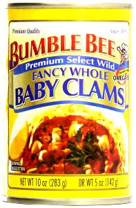 1/3 cup (55 g) Whole Baby Clams