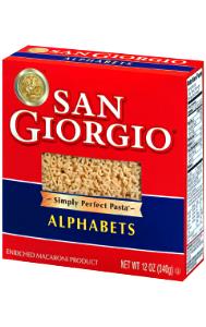 1/3 cup (56 g) Alphabets Pasta