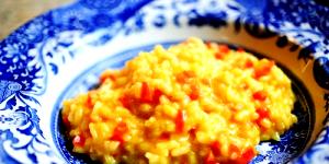 1/3 cup (57 g) Red Bell Pepper Risotto