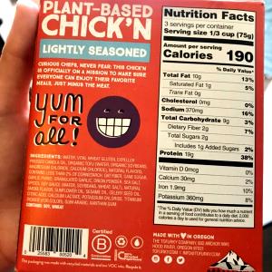 1/3 cup (75 g) Plant-Based Chick