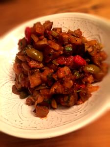 1/3 cup (85 g) Caponata