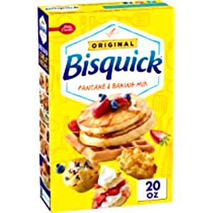 1/3 Cup Bisquick Baking Mix Complete, Cinnamon Swirl Biscuits