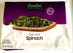1/3 cup Cut Leaf Spinach