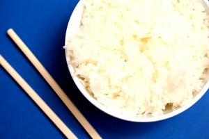 1/3 cup dry (1 cup prepared) (65 g) Chicken Flavored Rice