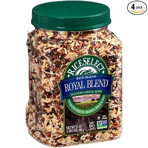 1/3 cup dry (37 g) Royal Blend Rice Blend