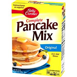1/3 cup dry (39 g) Complete Pancake & Waffle Mix