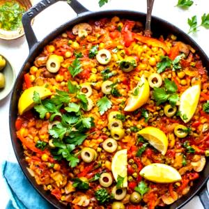 1/3 cup dry (45 g) Vegetable Paella