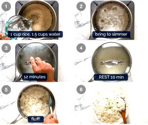 1/3 cup dry (54 g) Basmati Rice Medley