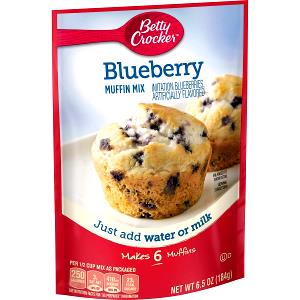 1/3 cup dry mix (1 muffin) (42 g) Blueberry Muffin Mix