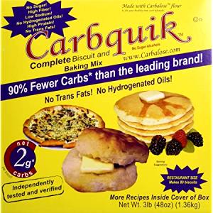 1/3 cup dry mix (32 g) Carbquick Baking Mix