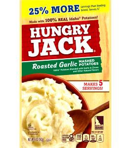 1/3 cup Mashed Potatoes Roasted Garlic