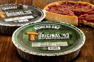 1/3 individual pizza (235 g) Numero Uno Deep Dish Pizza