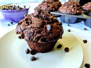 1/3 jumbo muffin Chocolate Chip Muffin