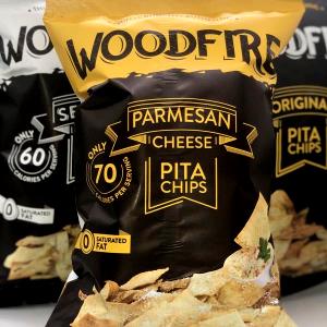 1/3 order Wood Fired Pita Chips & Three Dips