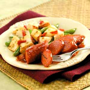 1/3 package (283 g) Smoked Sausage with Vegetables