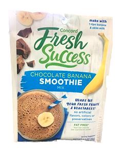 1/3 package (8 oz) Chocolate Banana Smoothie Mix