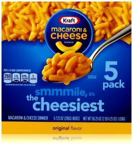 1/3 package dry (67 g) Macaroni and Cheese Dinner