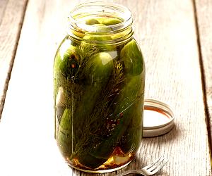 1/3 pickle (1 oz) Half Sour Kosher Pickles
