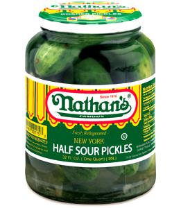1/3 pickle (28 g) New Half Sour Pickles