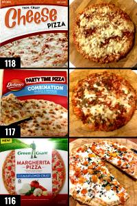 1/3 pizza (113 g) Tomato Garlic Cheese Thin Crust Pizza