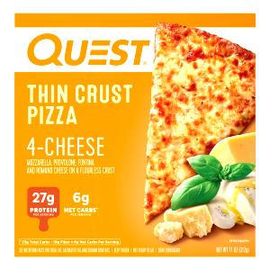 1/3 pizza (115 g) Four Cheese Thin Crust Pizza