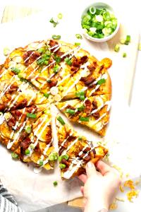 1/3 pizza (119 g) Flatbread Loaded Baked Potato Pizza