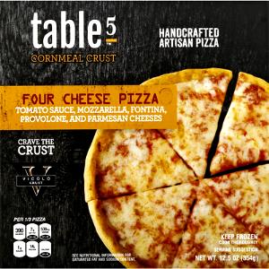 1/3 pizza (133 g) Organic Four Cheese Pizza