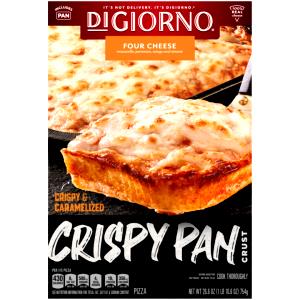 1/3 pizza (138 g) Deep Dish Pan Style Crust - 4-Cheese Pizza