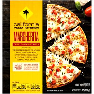 1/3 pizza (140 g) Crispy Thin Crust Margherita Pizza