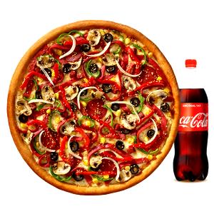 1/3 pizza (145 g) Tuscan Garden Pizza