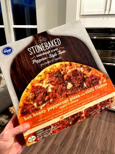 1/3 pizza (150 g) Hot Honey Pepperoni Pizza with Chili Flakes
