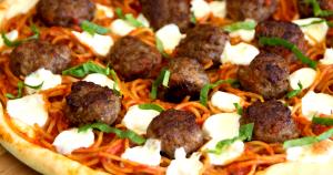1/3 pizza (151 g) Meatball Take and Bake Pizza
