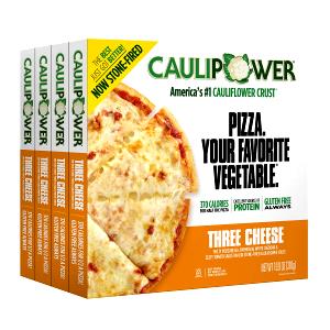 1/3 pizza (156 g) Three Cheese Cauliflower Crust Pizza