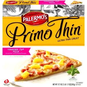 1/3 pizza (157 g) Simply Inspired Thin Crust Hawaiian Style Pizza