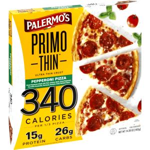 1/3 pizza (159 g) Thin Crust Pepperoni Pizza