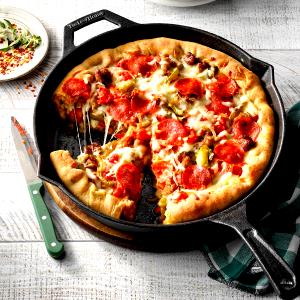1/3 pizza Deep Dish Pan Style Crust - Supreme Pizza
