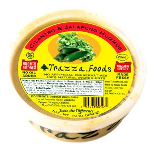 1/3 platter (109 g) Cilantro Jalapeno Hummus (Large)