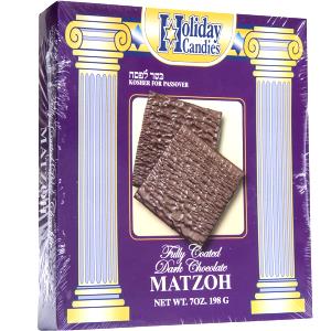 1/3 sheet (33 g) Fully Coated Dark Chocolate Matzoh