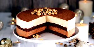 1/3 torte (85 g) Caramel Flavored Mousse Torte