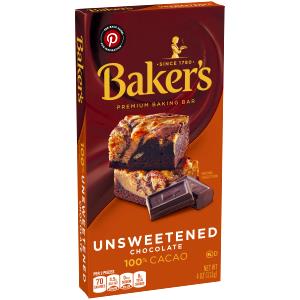 1/4 Bar Baking Chocolate, Unsweetened