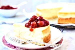 1/4 cake (113 g) No Sugar Added New York Style Cheesecake