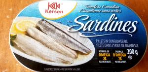 1/4 can (50 g) Sardine Fillets in Soya Oil