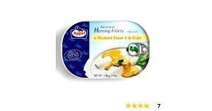 1/4 can Herring Fillets in Dill Mustard Cream