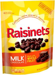 1/4 cup (1 oz) Chocolate Covered Raisins