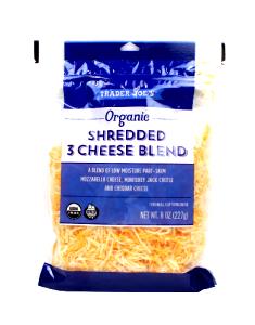 1/4 cup (1 oz) Shredded 3 Cheese Blend
